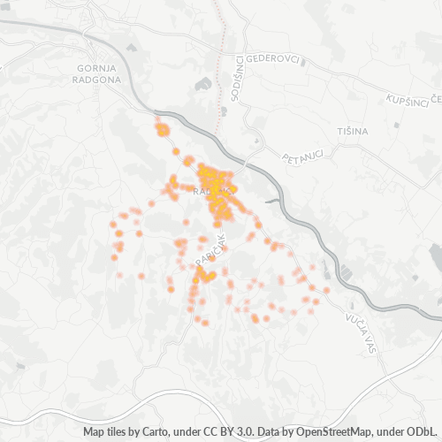 9252 Zemljevid gostote poslovanja