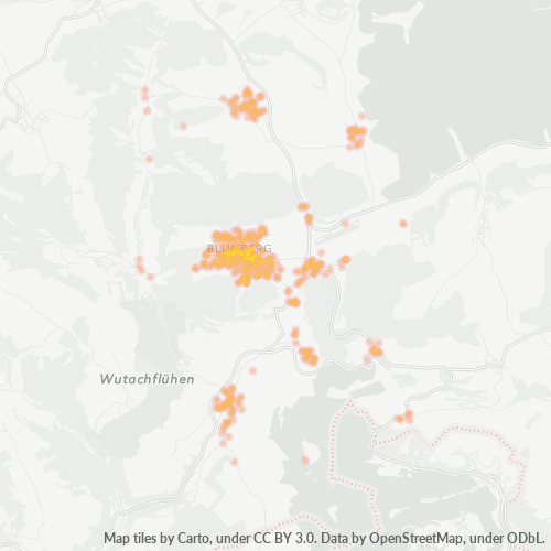 Heatmap für plz 78176