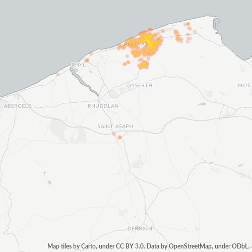 LL19 Business Density Heatmap