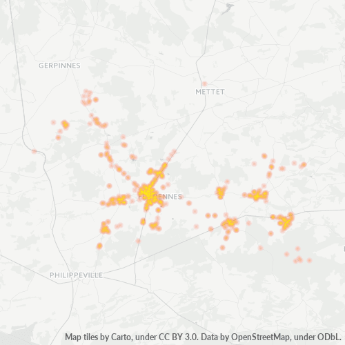 Heatmap voor postcode 5620