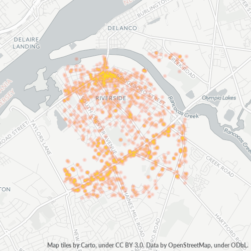 08075 Business Density Heatmap