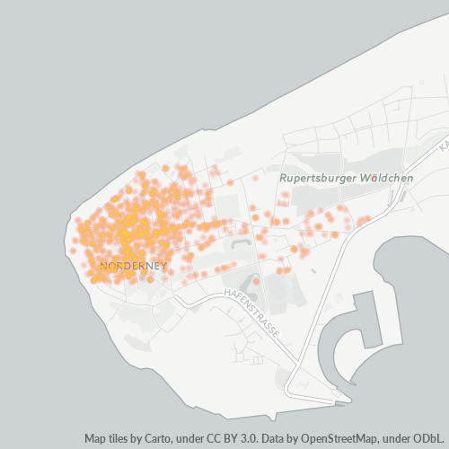 Heatmap für plz 26548