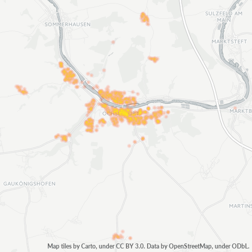 Heatmap für plz 97199
