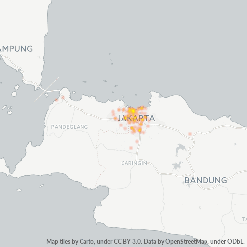 11110 Peta Panas Densitas Bisnis