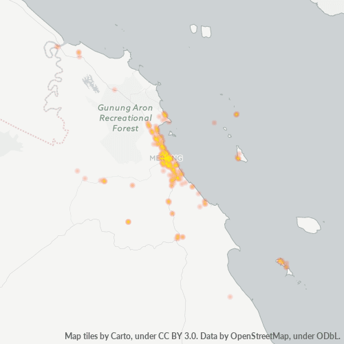 86800 Heatmap Ketumpatan Perniagaan