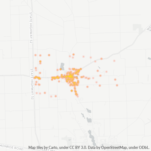 49236 Business Density Heatmap