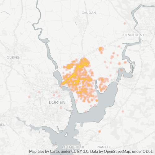 56600 Mapa de densitat de negocis 56600 Mapa de densitat de negocis