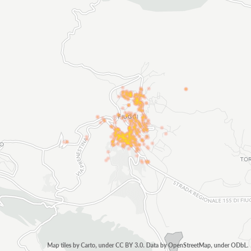 Mappa di calore per cap 03014