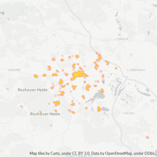 Heatmap für plz 15926
