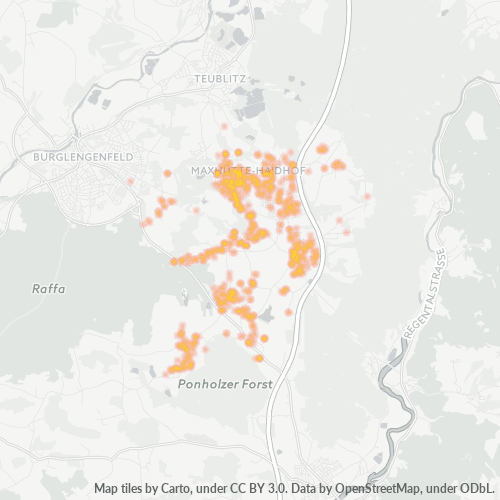 Heatmap für plz 93142