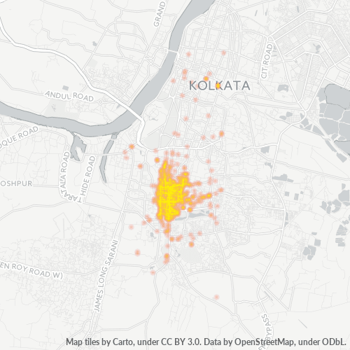 700026 Business Density Heatmap
