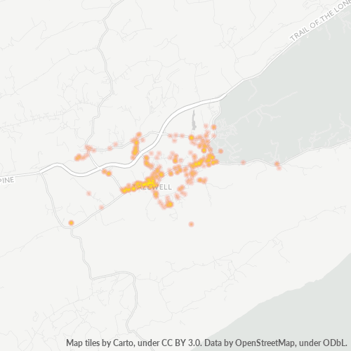 24651 Business Density Heatmap
