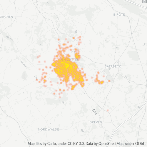 48282 Standortdichte-Heatmap