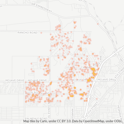 92394 Business Density Heatmap