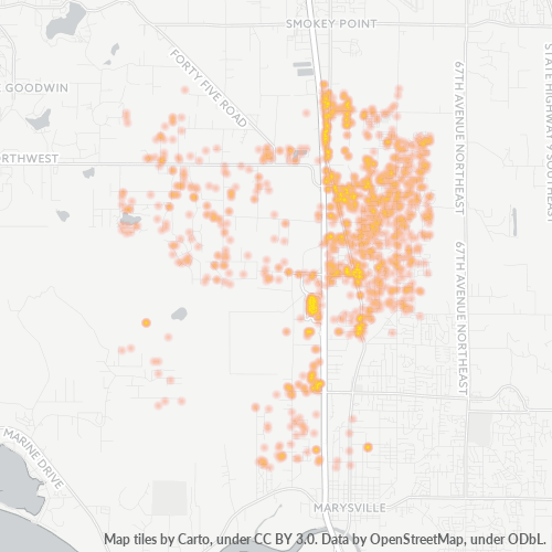 98271 Business Density Heatmap