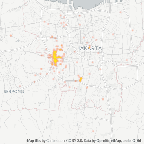 12250 Peta Panas Densitas Bisnis