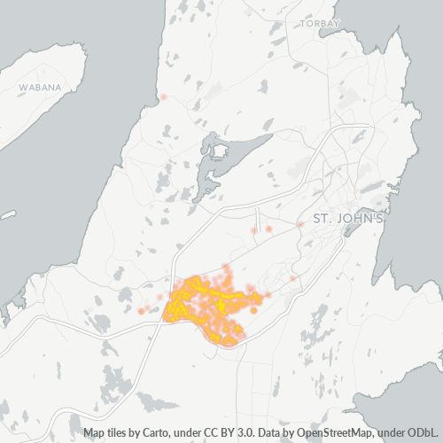 A1N Business Density Heatmap
