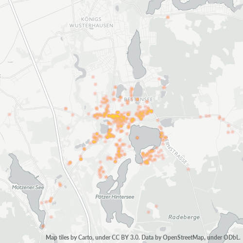 15741 Standortdichte-Heatmap