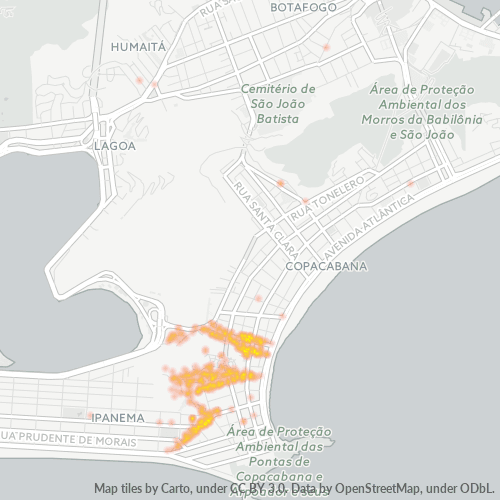 22071-000 Mapa de calor de densidad empresarial