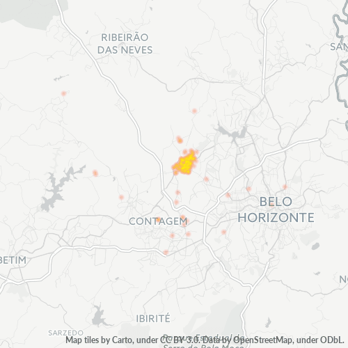 32113-000 Mapa de calor de densidad empresarial