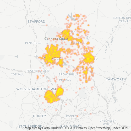 WS1 Business Density Heatmap