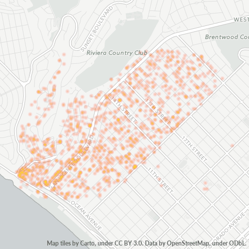 90402 Business Density Heatmap