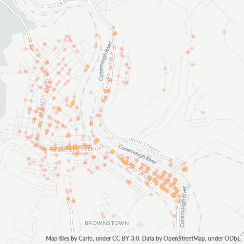 15906 Business Density Heatmap