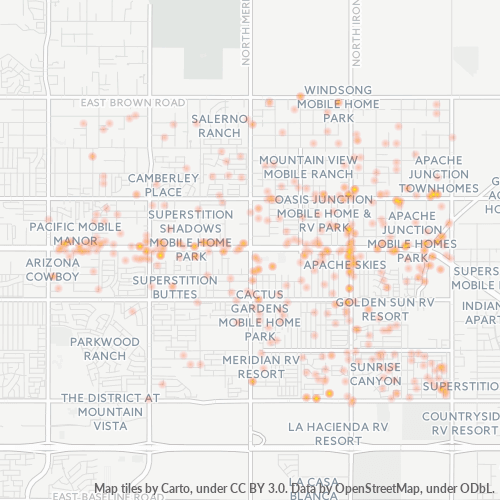 85220 Business Density Heatmap