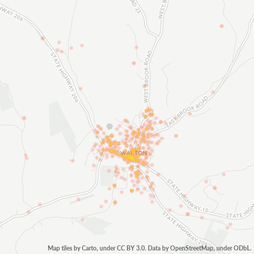 13856 Business Density Heatmap