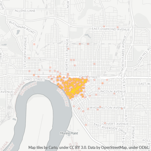 47708 Business Density Heatmap