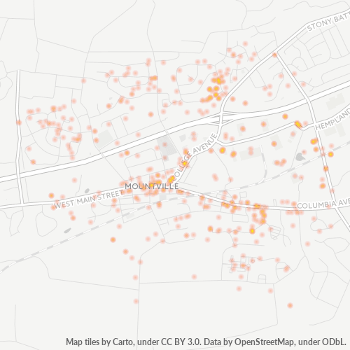 17554 Business Density Heatmap
