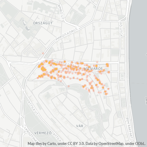 1015 Vállalati sűrűségi térkép