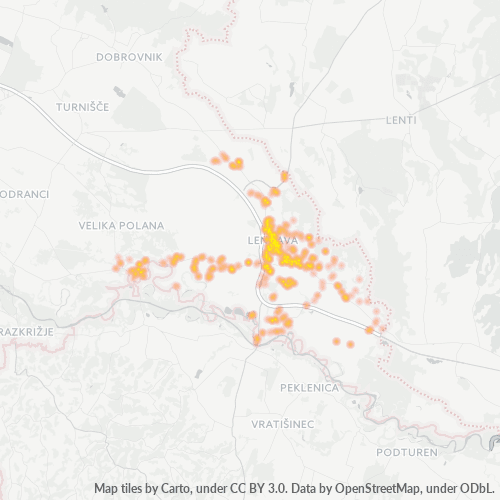 9220 Zemljevid gostote poslovanja