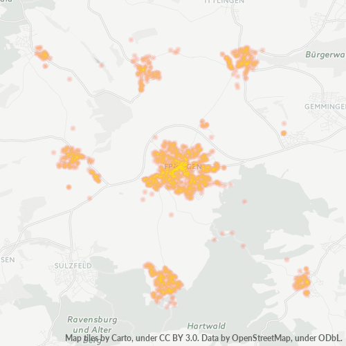 Heatmap für plz 75031