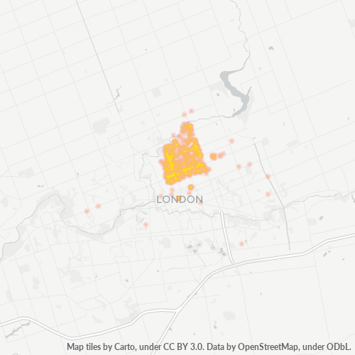 N5Y Business Density Heatmap