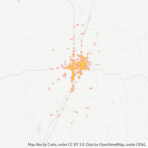 65622 Business Density Heatmap