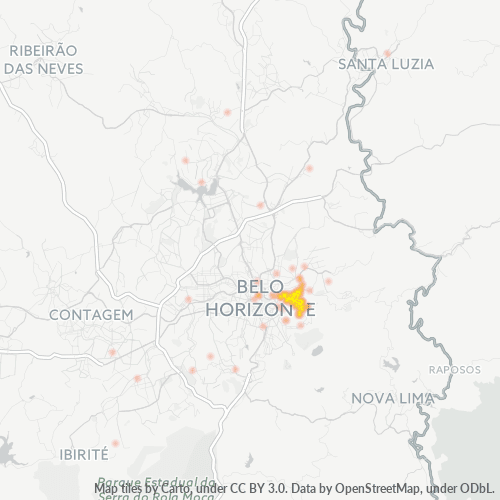 30260-000 Mapa de calor de densidad empresarial