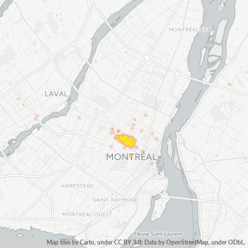 H2T Business Density Heatmap