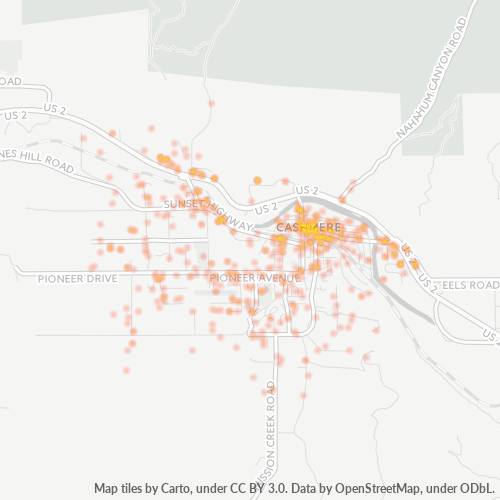 98815 Business Density Heatmap