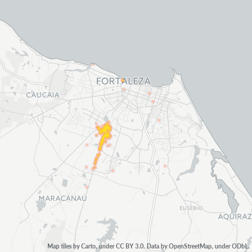 60710-000 Heatmap de Densidade da Empresa