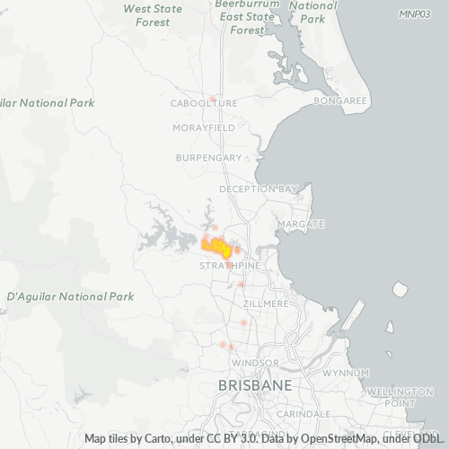 4501 Business Density Heatmap