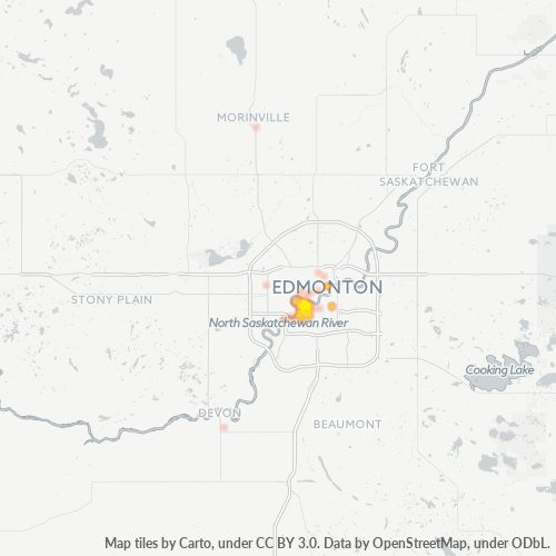 T6G Business Density Heatmap