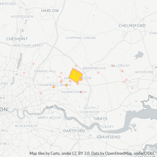 RM3 Business Density Heatmap