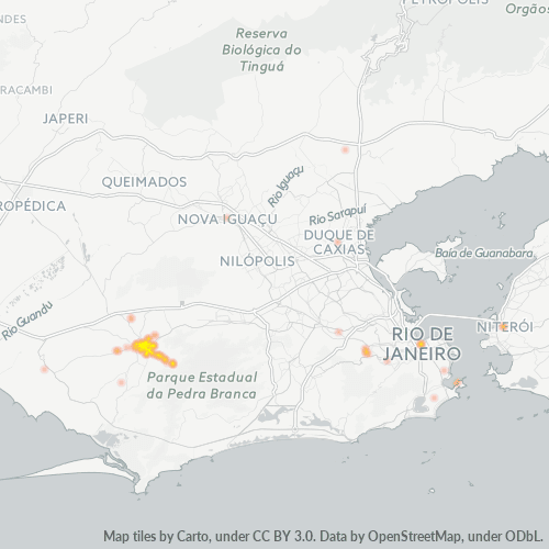 23052-000 Heatmap de Densidade da Empresa