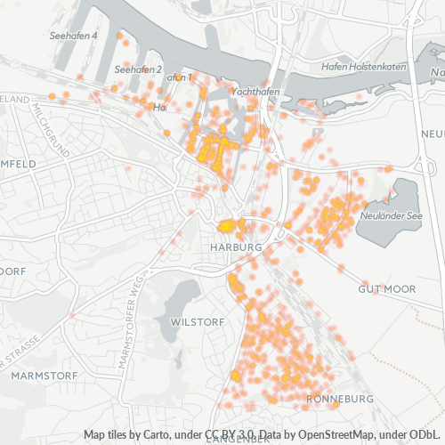 21079 Standortdichte-Heatmap
