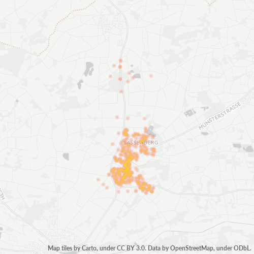 48336 Standortdichte-Heatmap