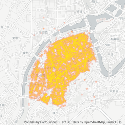 220 商業密度熱圖