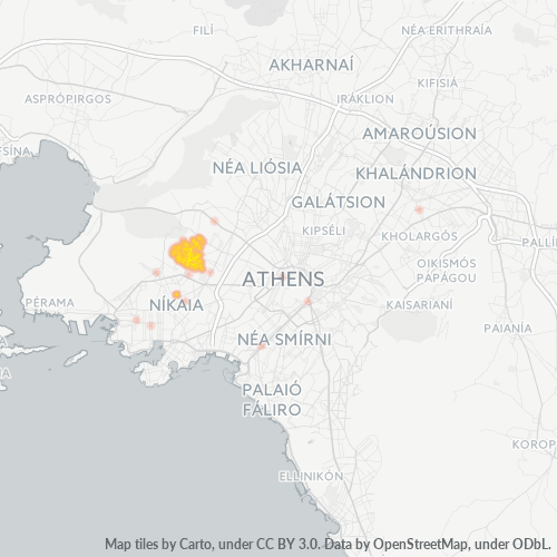 123 51 Χάρτης θερμότητας πυκνότητας επιχείρησης