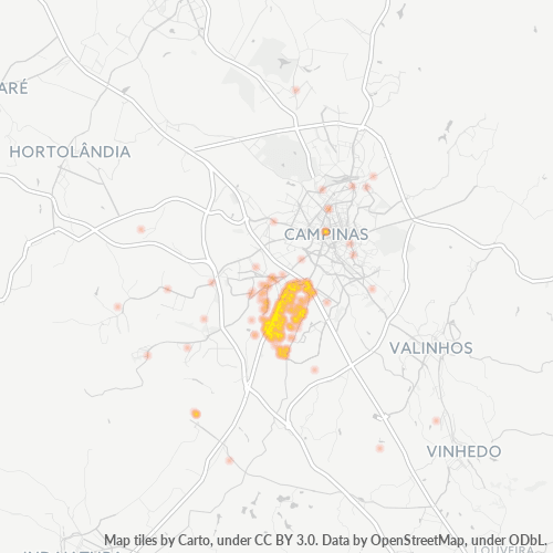 13051-000 Mapa de calor de densidad empresarial