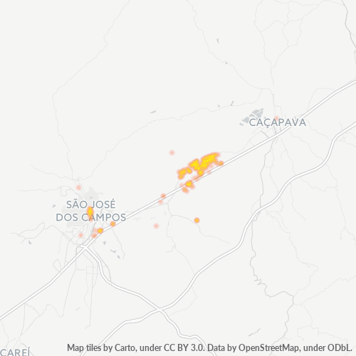 12247-000 Mapa de calor de densidad empresarial